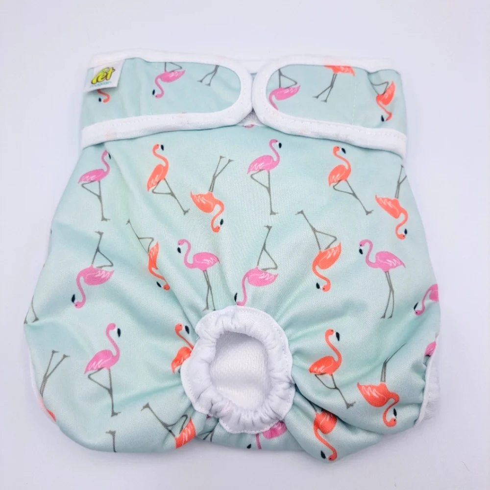 Pet Magasin Super Absorbent Reusable Washable Dog Diapers- Size Med